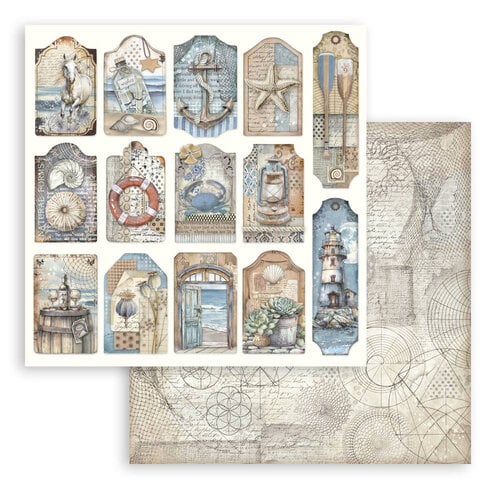 Stamperia - Silent Sea Collection - 12 x 12 Paper Pad
