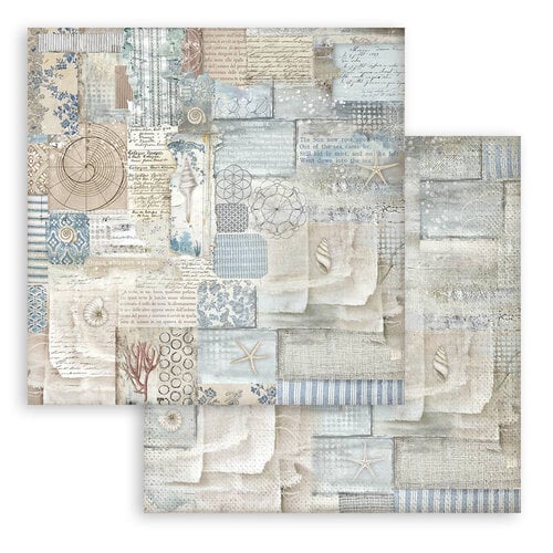 Stamperia - Silent Sea Collection - 12 x 12 Paper Pad - Backgrounds