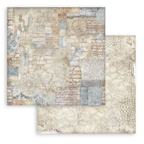 Stamperia - Silent Sea Collection - 12 x 12 Paper Pad - Backgrounds