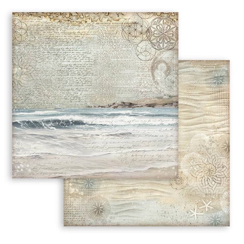 Stamperia - Silent Sea Collection - 12 x 12 Paper Pad - Backgrounds