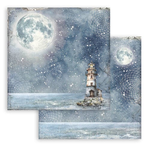 Stamperia - Silent Sea Collection - 12 x 12 Paper Pad - Backgrounds