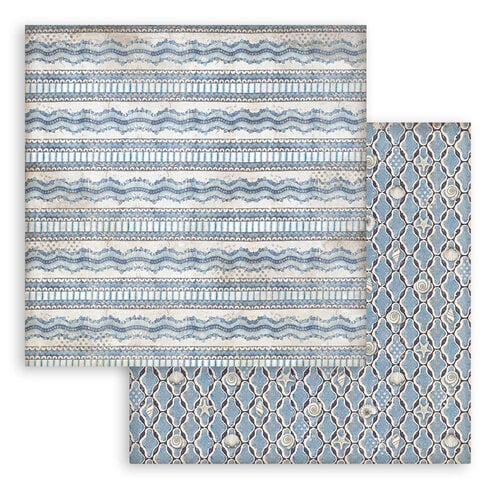 Stamperia - Silent Sea Collection - 12 x 12 Paper Pad - Backgrounds