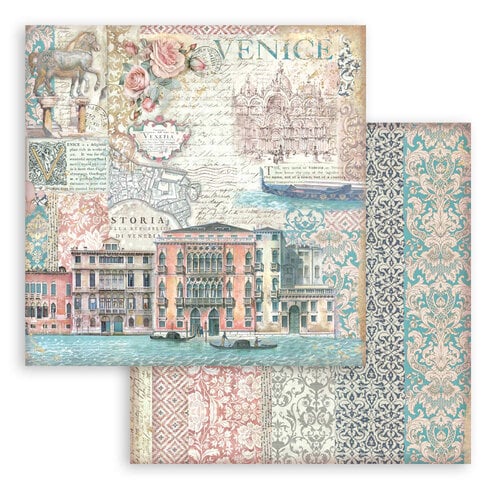 Stamperia - Venice City of Art Collection - 12 x 12 Paper Pad