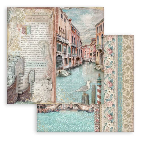 Stamperia - Venice City of Art Collection - 12 x 12 Paper Pad