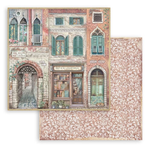Stamperia - Venice City of Art Collection - 12 x 12 Paper Pad
