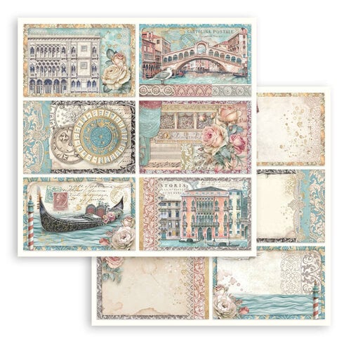 Stamperia - Venice City of Art Collection - 12 x 12 Paper Pad