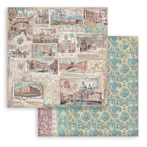 Stamperia - Venice City of Art Collection - 12 x 12 Paper Pad