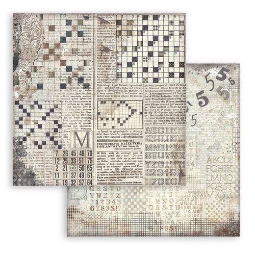 Stamperia - Furry Friends - 12 x 12 Paper Pad - Backgrounds