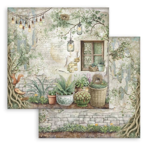 Stamperia - Herbarium Silvae - 8 x 8 Paper Pad