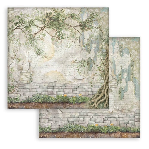 Stamperia - Herbarium Silvae - 8 x 8 Paper Pad - Backgrounds