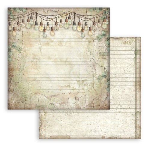 Stamperia - Herbarium Silvae - 8 x 8 Paper Pad - Backgrounds