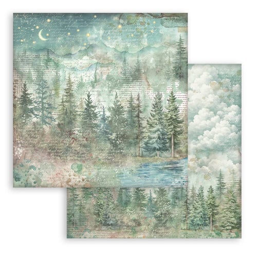 Stamperia - Herbarium Silvae - 8 x 8 Paper Pad - Backgrounds