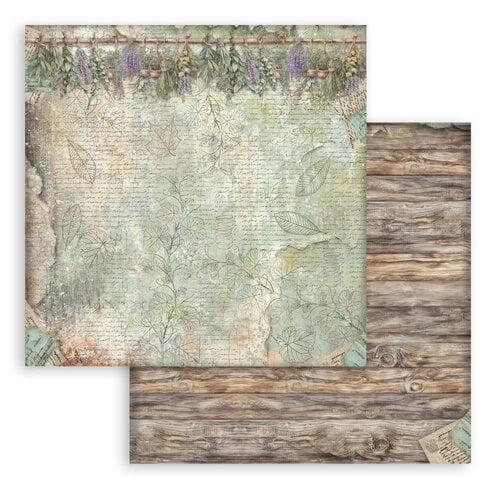 Stamperia - Herbarium Silvae - 8 x 8 Paper Pad - Backgrounds