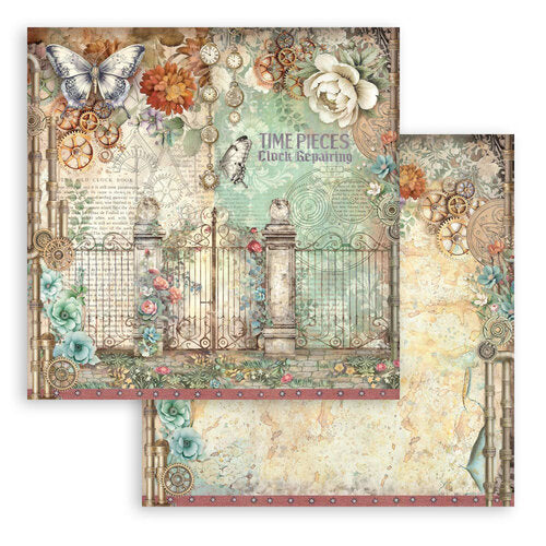 Stamperia - Gardens Of Time - 8 x 8 Paper Pad