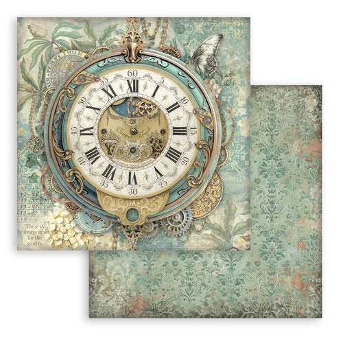 Stamperia - Gardens Of Time - 8 x 8 Paper Pad
