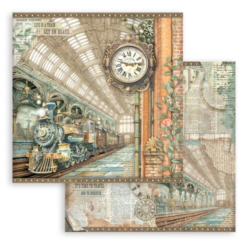 Stamperia - Gardens Of Time - 8 x 8 Paper Pad