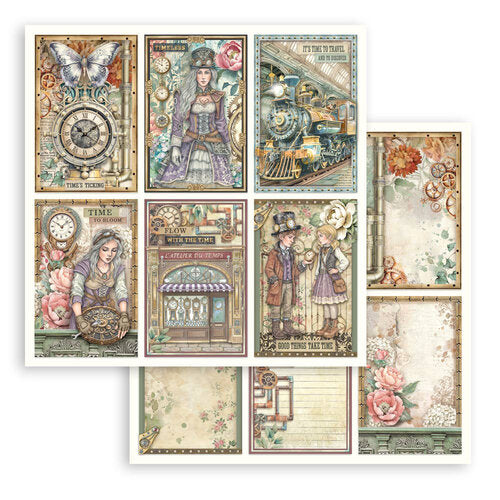 Stamperia - Gardens Of Time - 8 x 8 Paper Pad