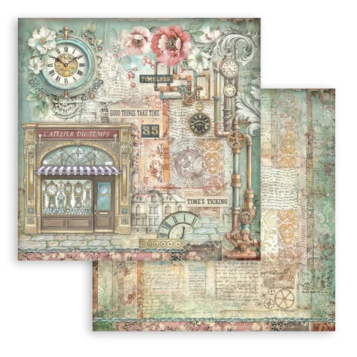 Stamperia - Gardens Of Time - 8 x 8 Paper Pad