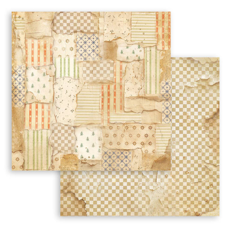 Stamperia - Silent Night - 8 x 8 Paper Pad - Backgrounds