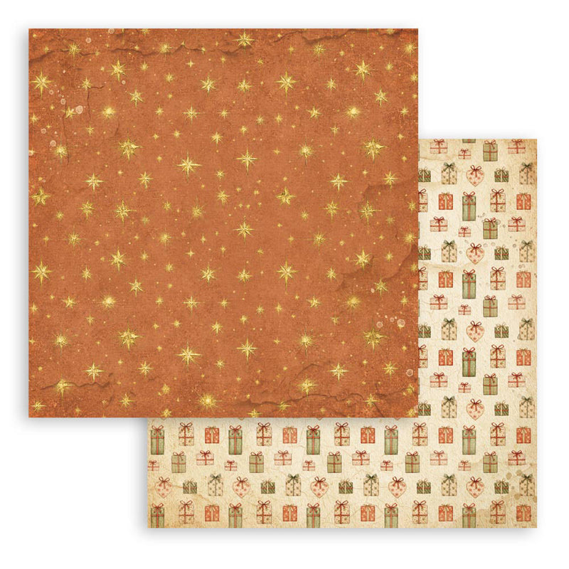 Stamperia - Silent Night - 8 x 8 Paper Pad - Backgrounds
