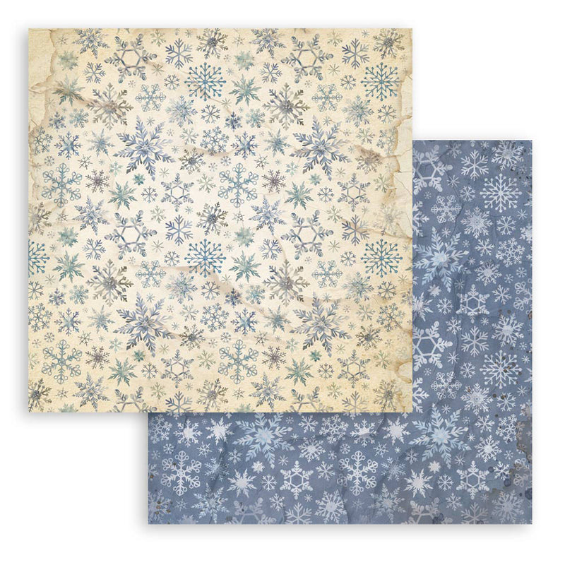 Stamperia - Silent Night - 8 x 8 Paper Pad - Backgrounds