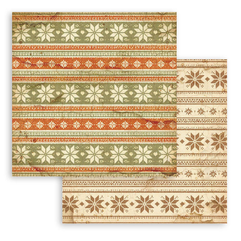 Stamperia - Silent Night - 8 x 8 Paper Pad - Backgrounds