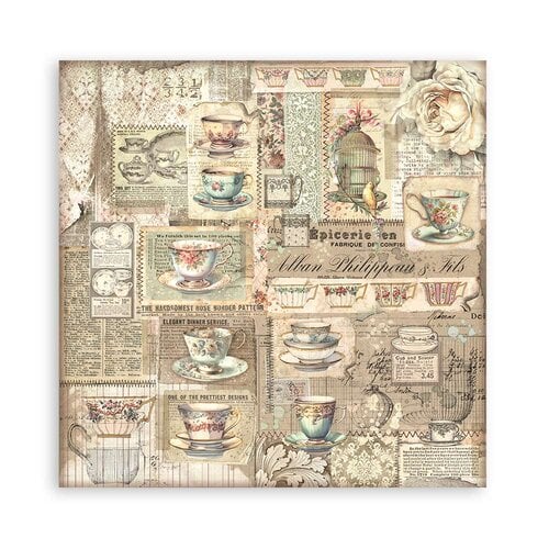 Stamperia - Brocante Antiques Collection - 12 x 12 Paper Pad - Single Face