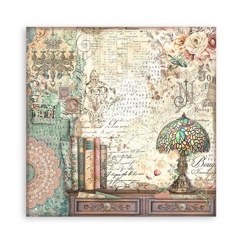 Stamperia - Brocante Antiques Collection - 12 x 12 Paper Pad - Single Face