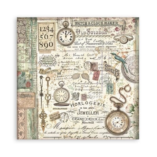 Stamperia - Brocante Antiques Collection - 12 x 12 Paper Pad - Single Face
