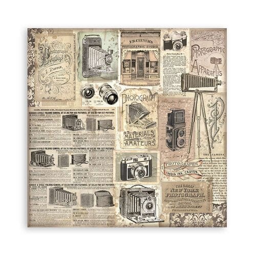 Stamperia - Brocante Antiques Collection - 12 x 12 Paper Pad - Single Face