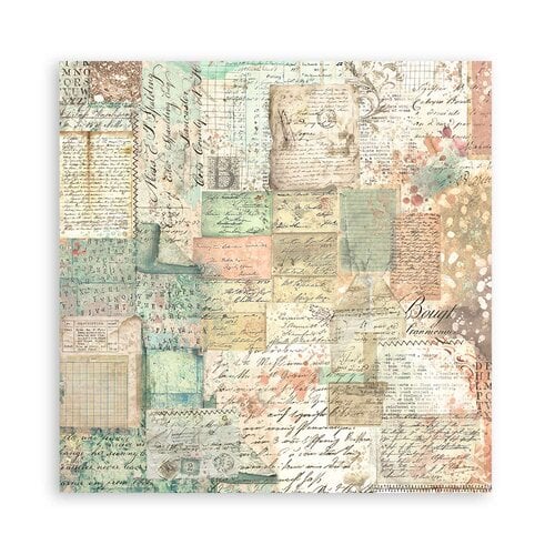 Stamperia - Brocante Antiques Collection - 12 x 12 Paper Pad - Single Face