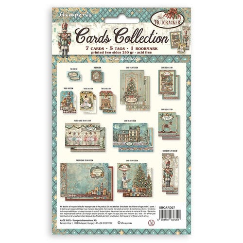 Stamperia - The Nutcracker Christmas Collection - Cards Collection