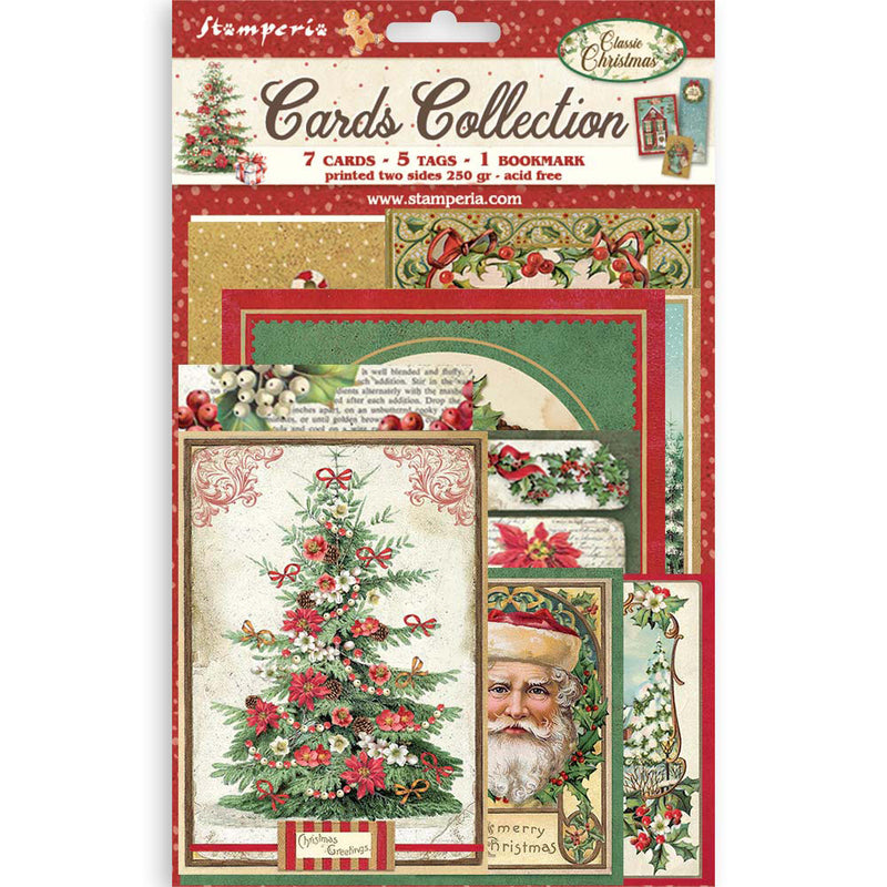 Stamperia - Classic Christmas - Cards Collection