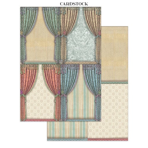 Stamperia - Alice In Christmas Collection - Junk Journal - Stickers, Cut-outs, and Backgrounds