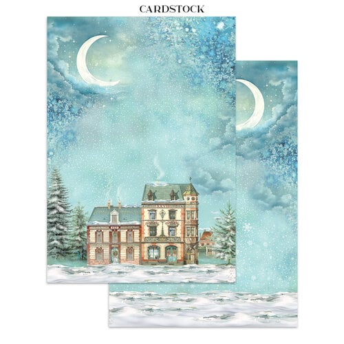 Stamperia - Alice In Christmas Collection - Junk Journal - Stickers, Cut-outs, and Backgrounds