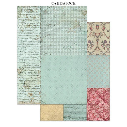 Stamperia - Alice In Christmas Collection - Junk Journal - Stickers, Cut-outs, and Backgrounds