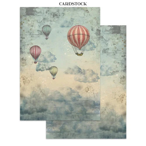 Stamperia - Voyage Fantastique - Junk Journal - Stickers, Cut-outs, and Backgrounds