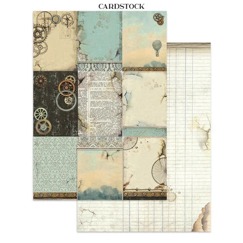 Stamperia - Voyage Fantastique - Junk Journal - Stickers, Cut-outs, and Backgrounds