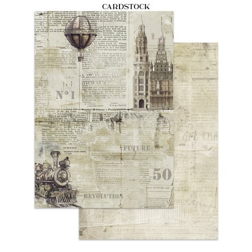 Stamperia - Voyage Fantastique - Junk Journal - Stickers, Cut-outs, and Backgrounds