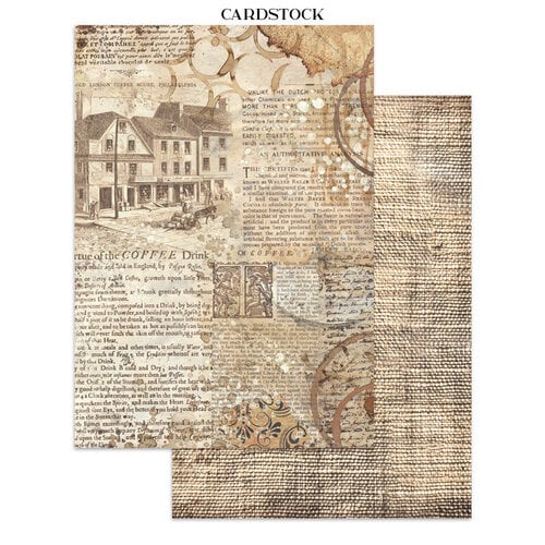 Stamperia - Coffee And Chocolate - Junk Journal - Stickers, Cut-outs, and Backgrounds