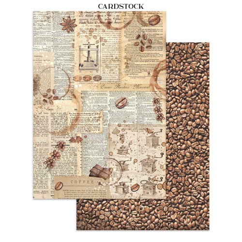 Stamperia - Coffee And Chocolate - Junk Journal - Stickers, Cut-outs, and Backgrounds