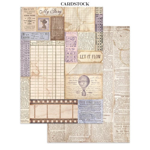 Stamperia - Quiet Days - Junk Journal - Stickers, Cut-outs, and Backgrounds