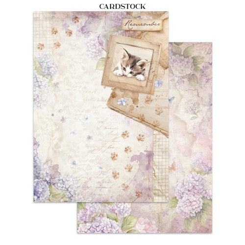 Stamperia - Quiet Days - Junk Journal - Stickers, Cut-outs, and Backgrounds