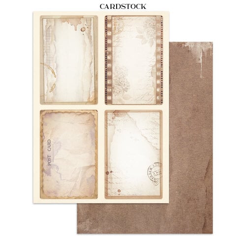 Stamperia - Quiet Days - Junk Journal - Stickers, Cut-outs, and Backgrounds