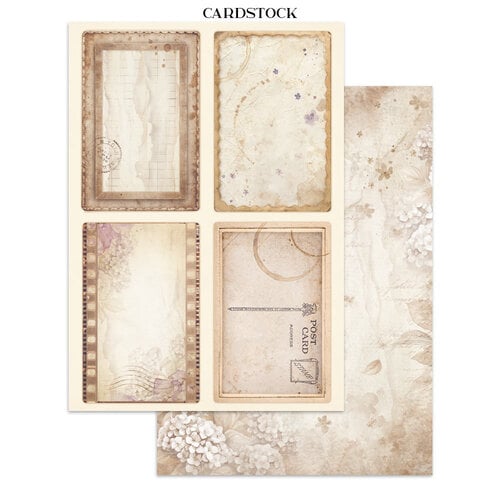 Stamperia - Quiet Days - Junk Journal - Stickers, Cut-outs, and Backgrounds