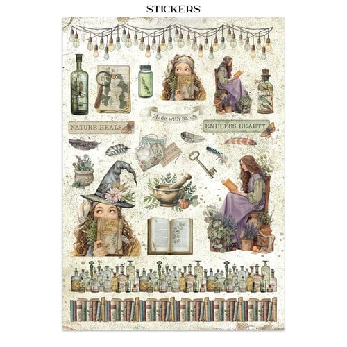 Stamperia - Herbarium Silvae - Junk Journal - Stickers, Cut-outs, and Backgrounds (Copy)