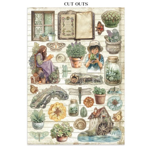 Stamperia - Herbarium Silvae - Junk Journal - Stickers, Cut-outs, and Backgrounds (Copy)