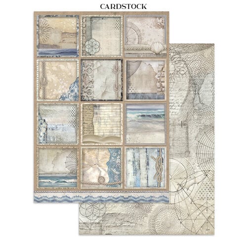 Stamperia - Silent Sea - Junk Journal - Stickers, Cut-outs, and Backgrounds