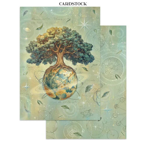 Stamperia - A New Beginning - Junk Journal - Stickers, Cut-outs, and Backgrounds