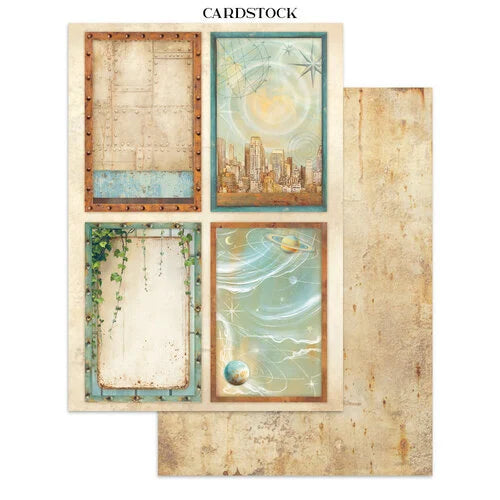 Stamperia - A New Beginning - Junk Journal - Stickers, Cut-outs, and Backgrounds